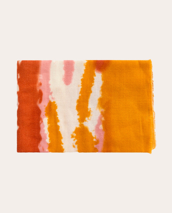 Pañuelo print abstracto Color Mostaza