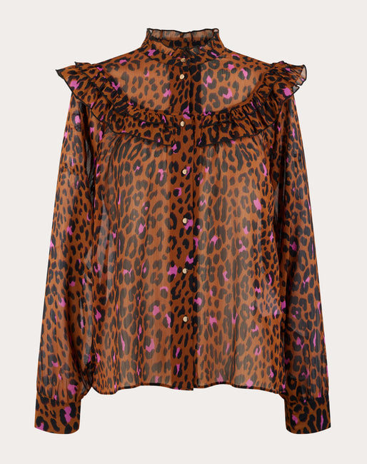 Camisa estampado leopardo